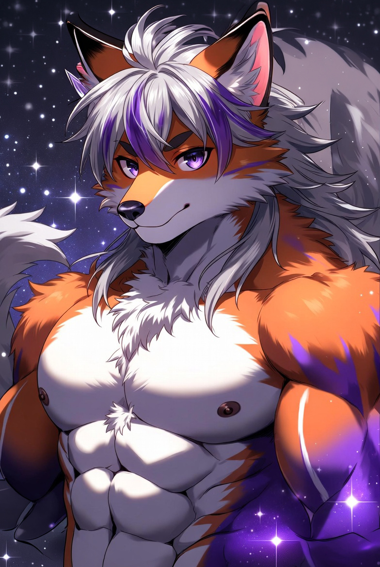 Cute bear furry profile