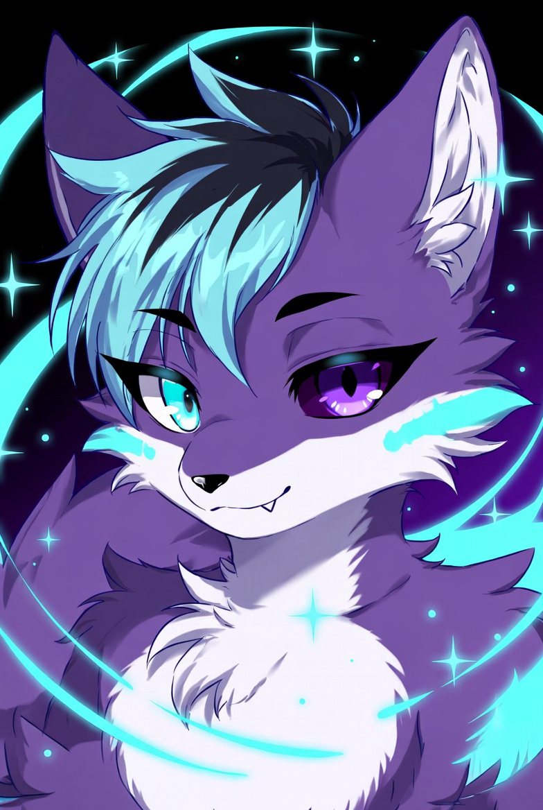 Cute protogen furry profile